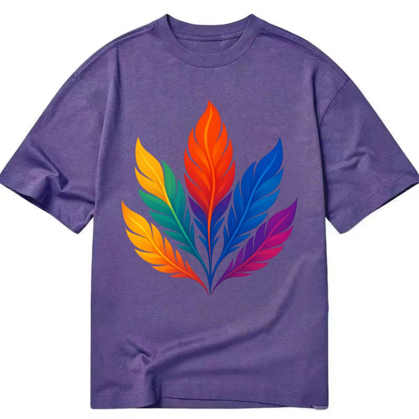 Phoenix Feathers - Each feather a differ - Classic T-shirt - Purple