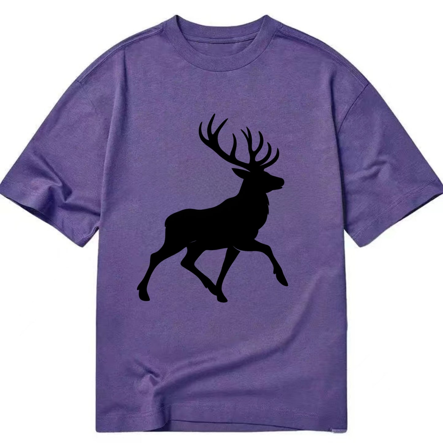Deer with majestic antlers - Classic T-shirt - Purple