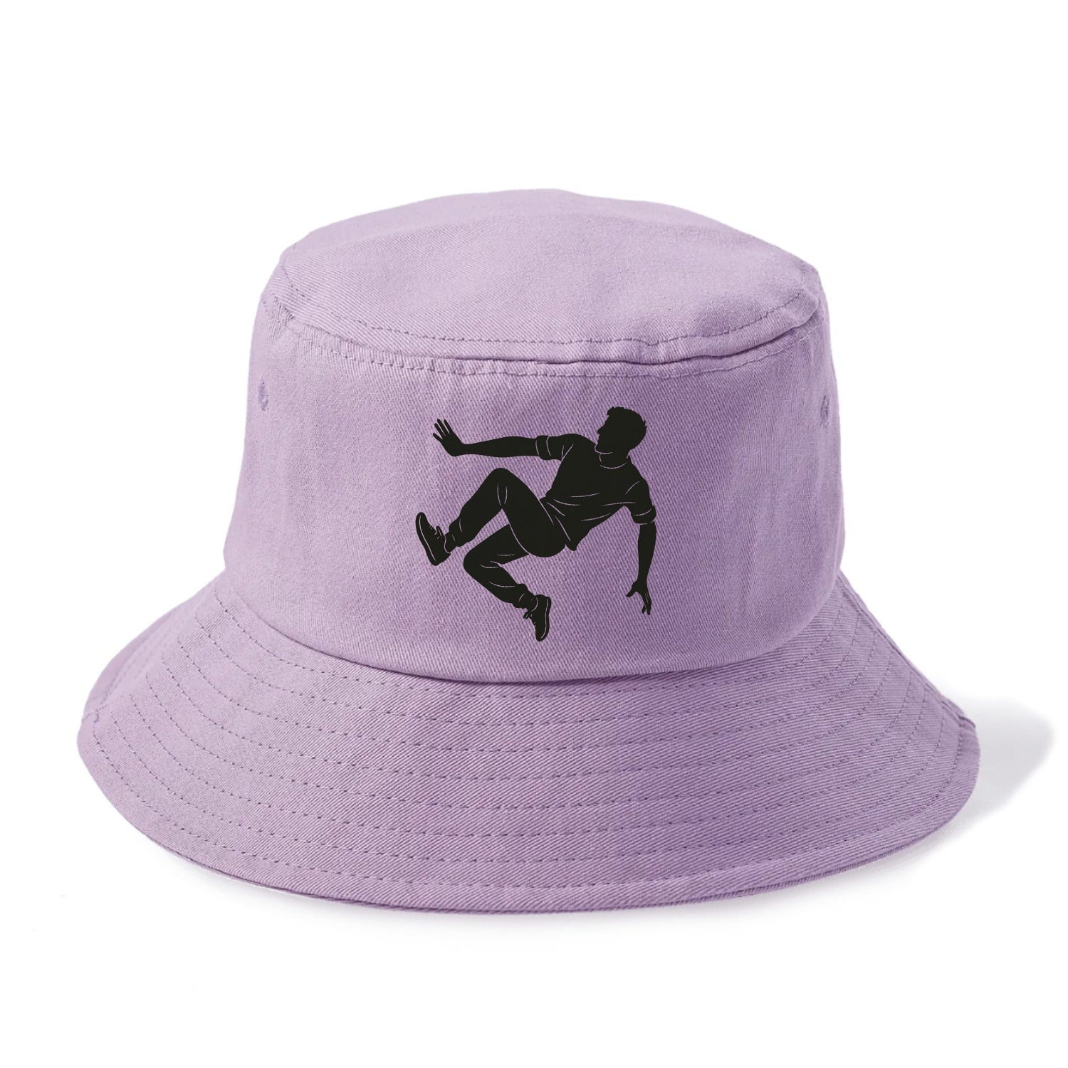 Parkour athlete wall run - Bucket Hat - Purple