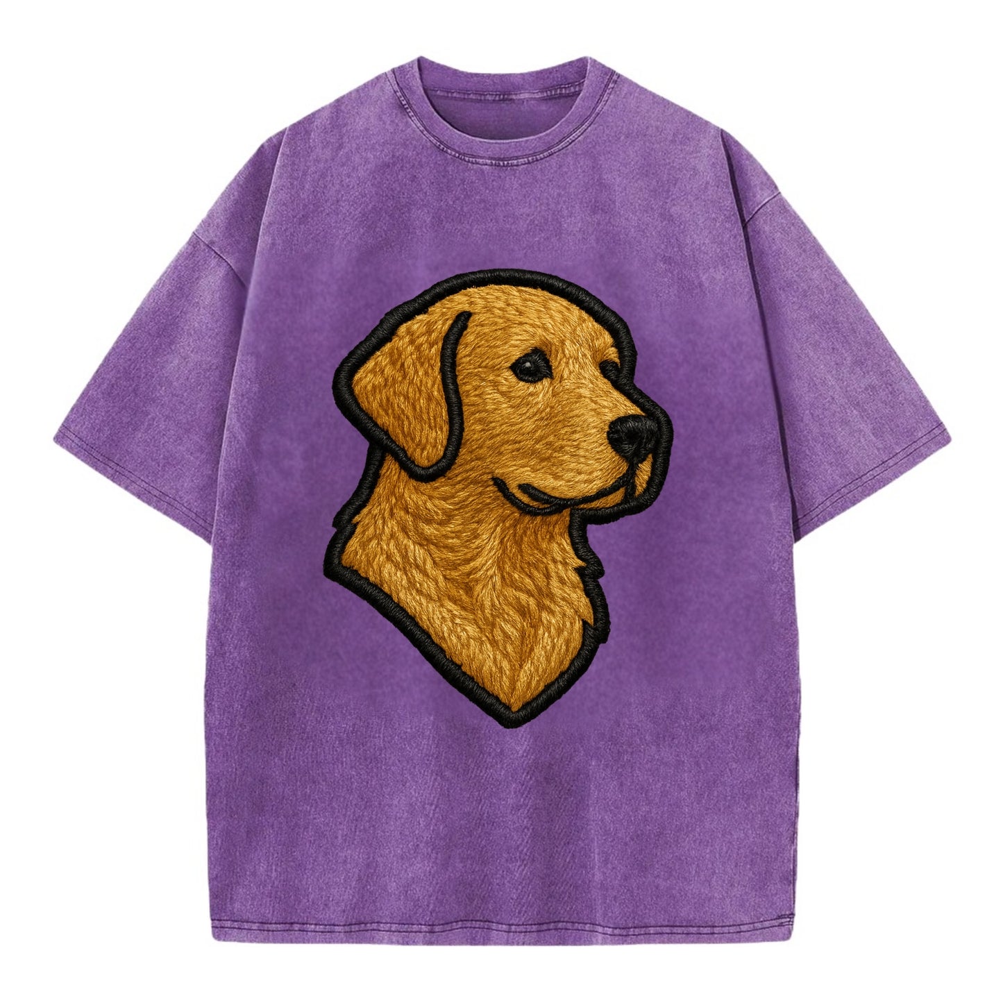 Chesapeake Bay Retriever - Modern retrie - Vintage T-shirt - Purple