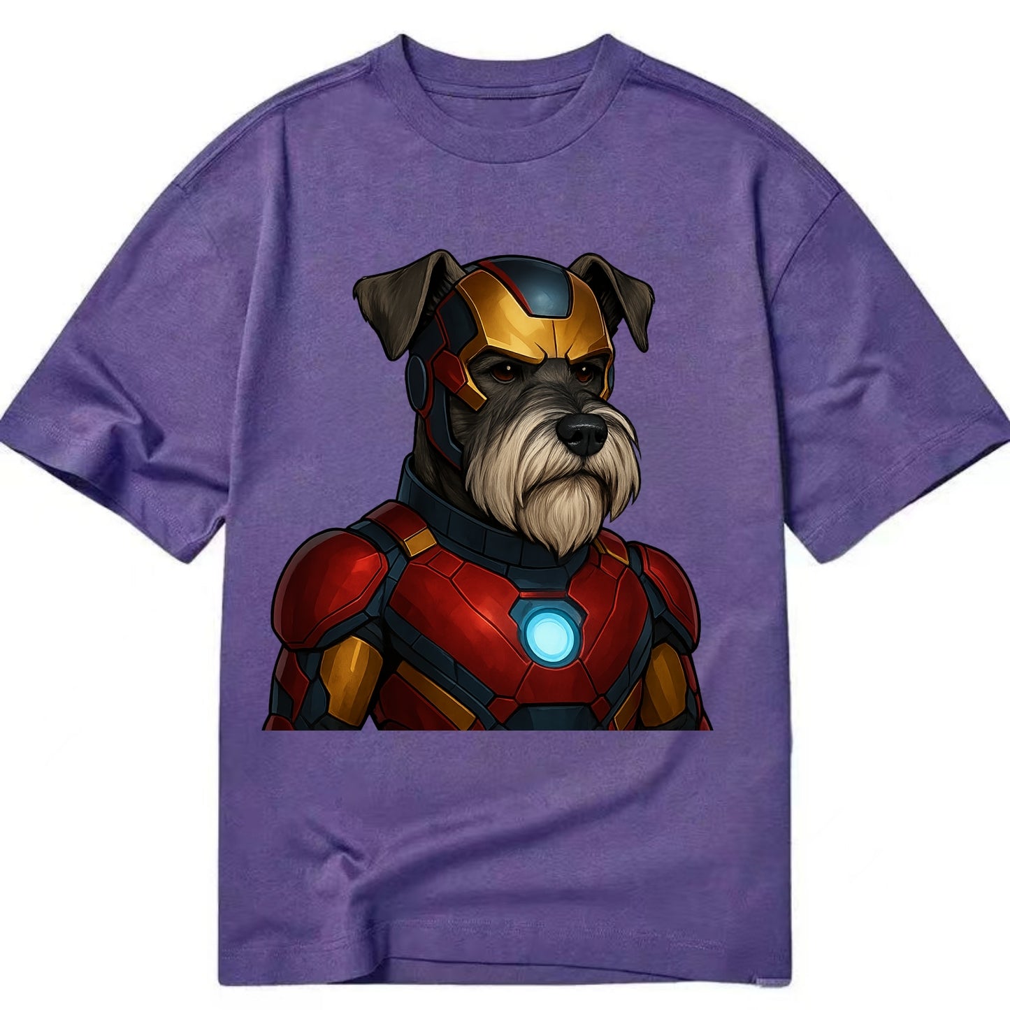 Schnauzer Tech Hero  - Classic T-shirt - Purple