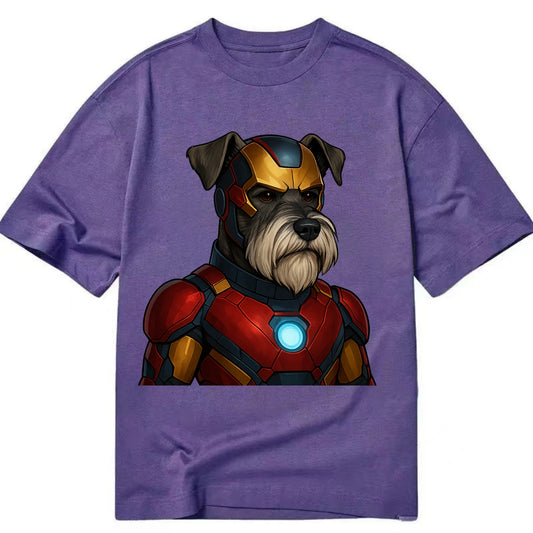 Schnauzer Tech Hero  - Classic T-shirt - Purple
