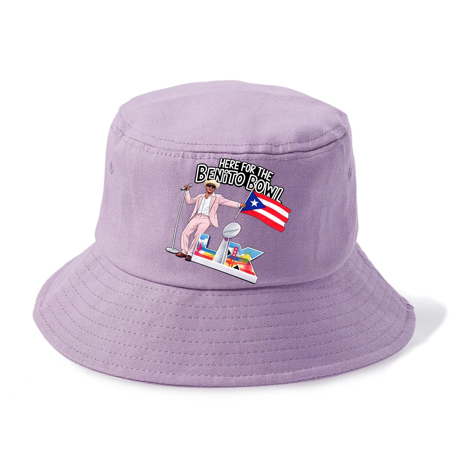 Here For The Bento Bowl - Bucket Hat - Purple