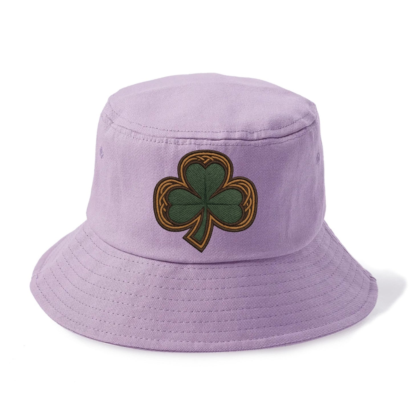 Shamrock  - Bucket Hat - Purple
