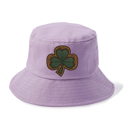 Shamrock  - Bucket Hat - Purple