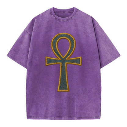 Ankh - Vintage T-shirt - Purple