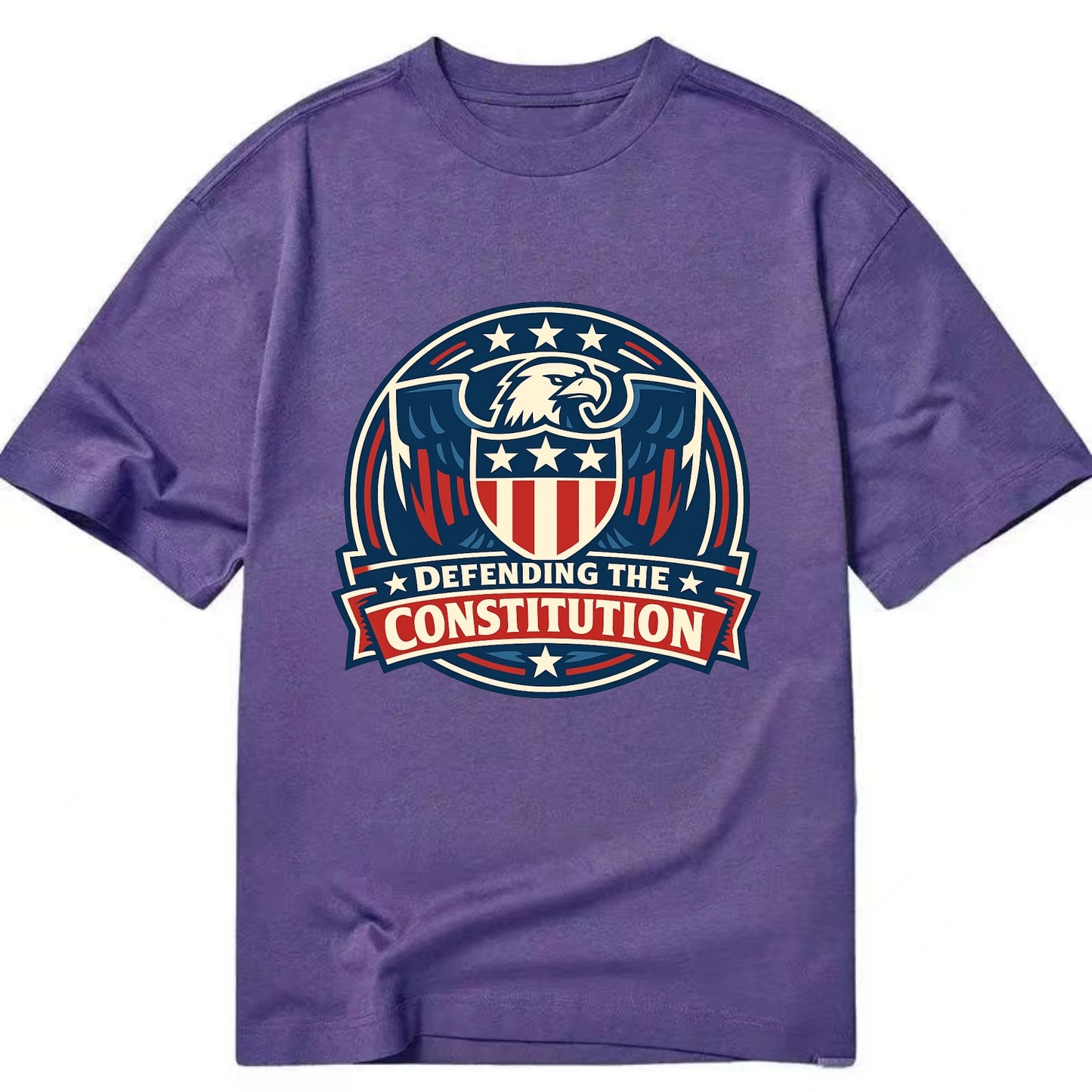 Defend Constitution - Classic T-shirt - Purple