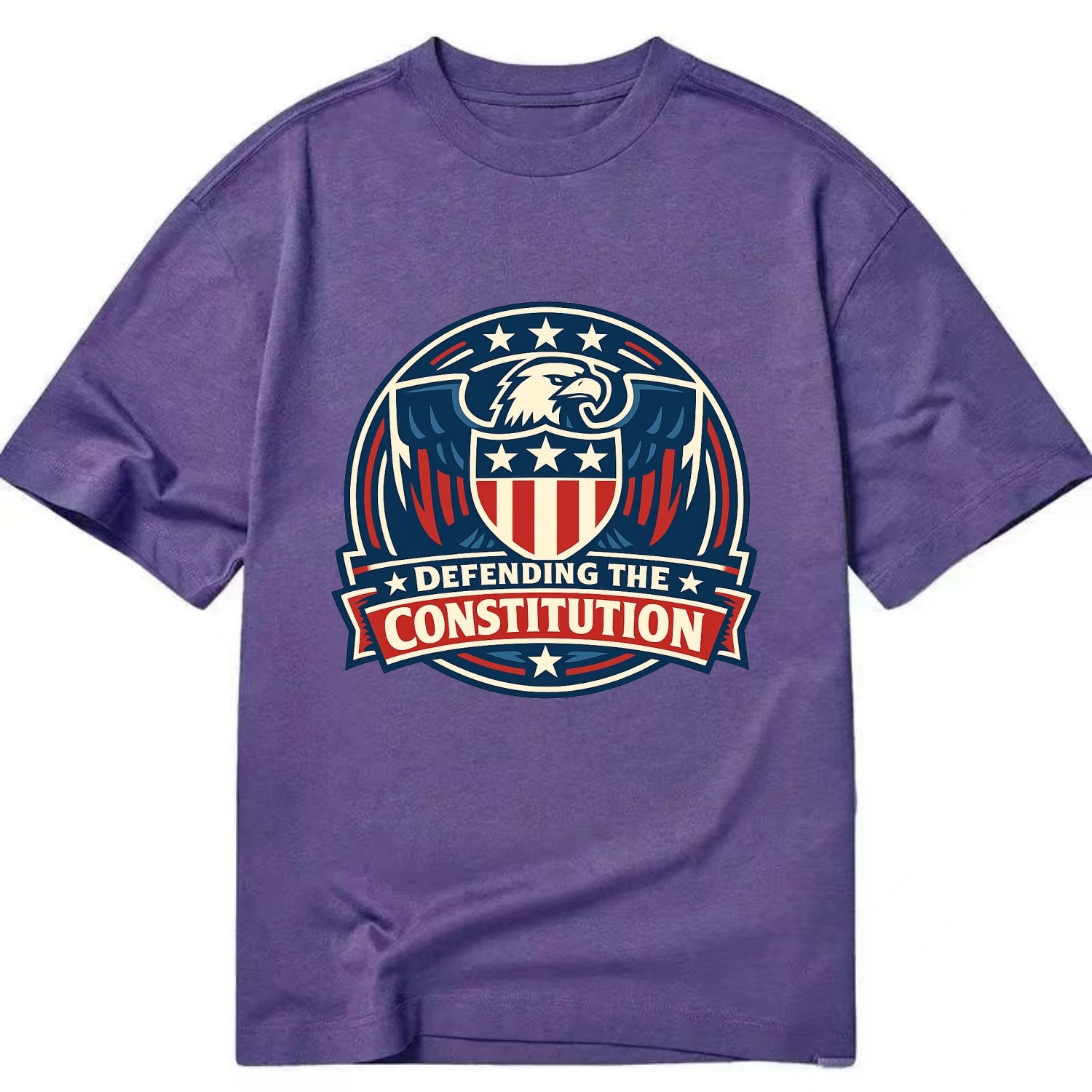 Defend Constitution - Classic T-shirt - Purple