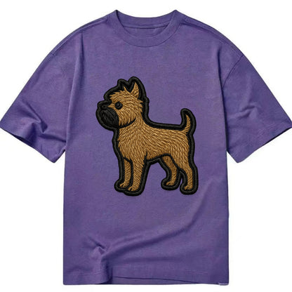 Affenpinscher - Contemporary wiry design - Classic T-shirt - Purple