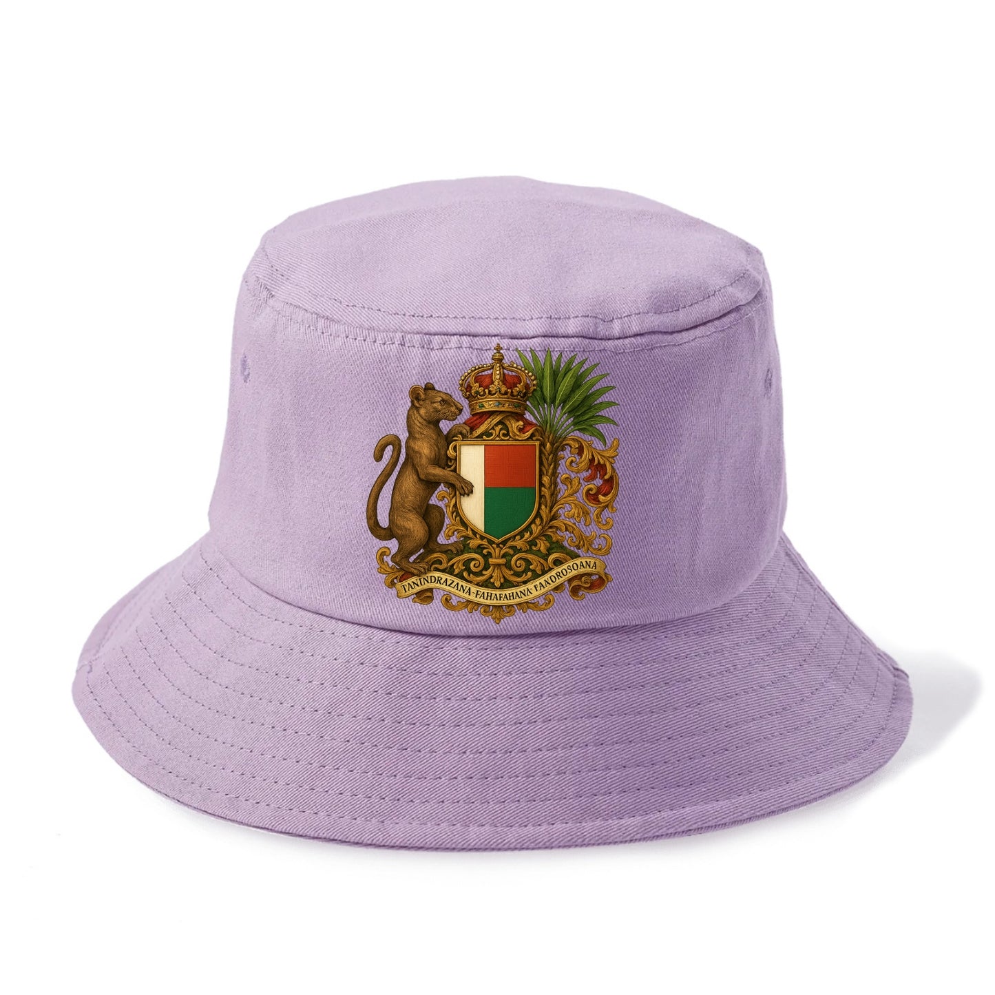 Madagascar Fossa Hunter  - Bucket Hat - Purple