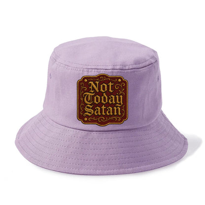 Not Today Satan  - Bucket Hat - Purple