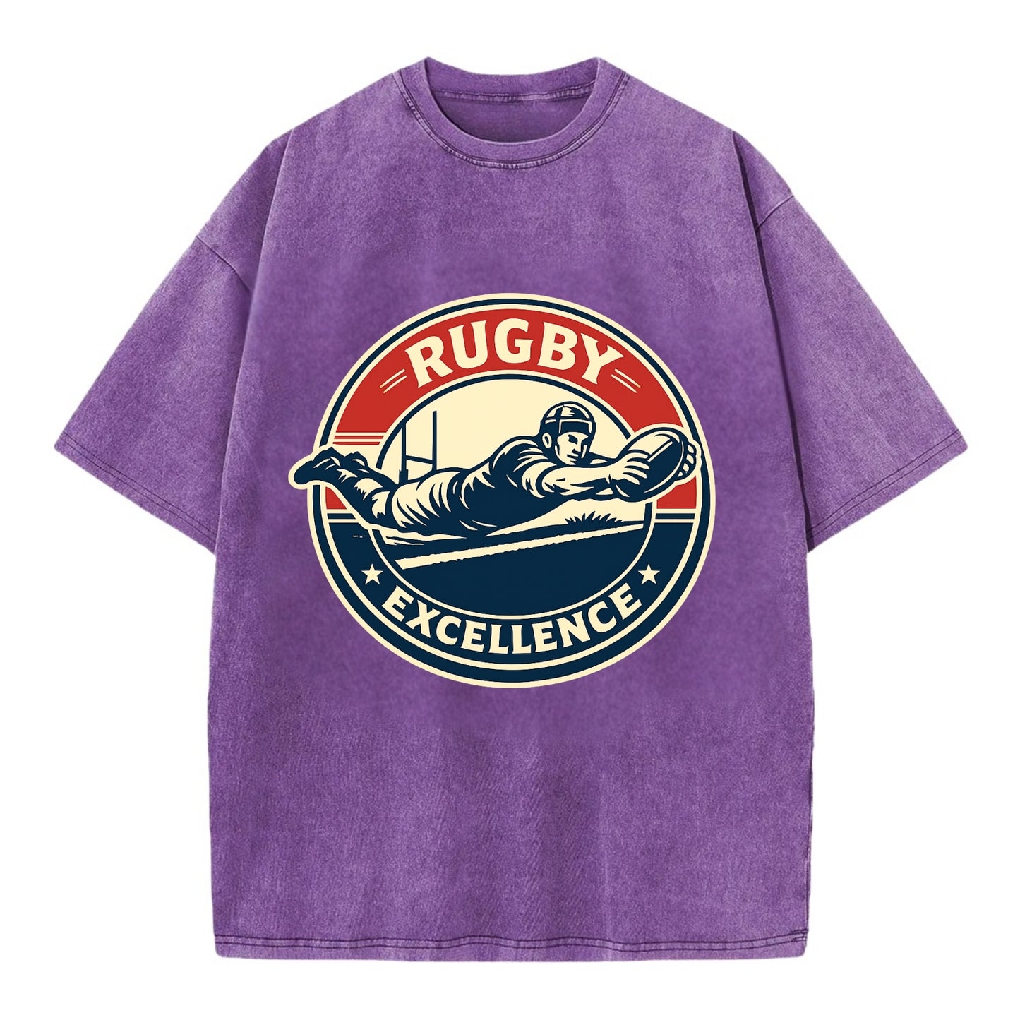 Epic Try Dive Emblem - Vintage T-shirt - Purple