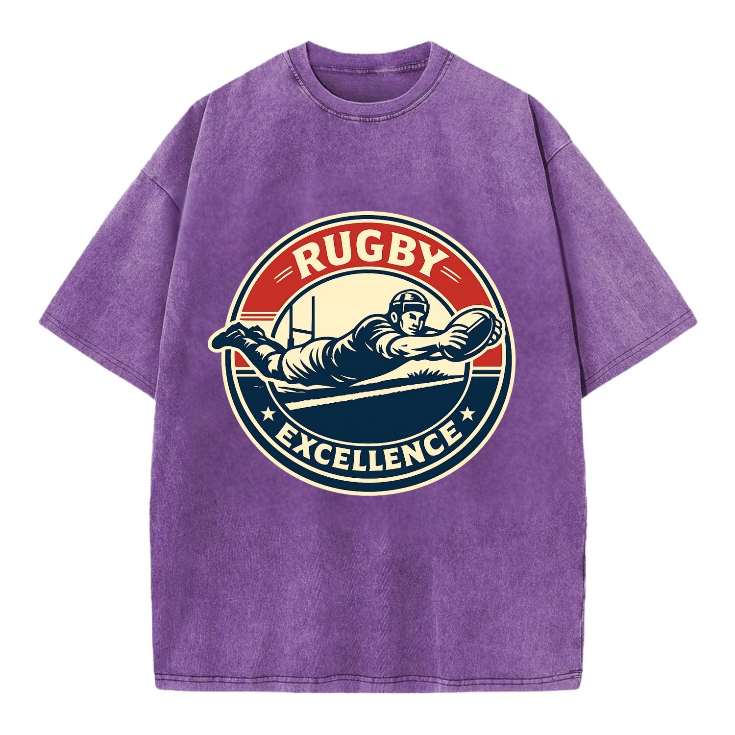 Epic Try Dive Emblem - Vintage T-shirt - Purple