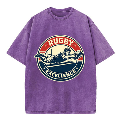 Epic Try Dive Emblem - Vintage T-shirt - Purple