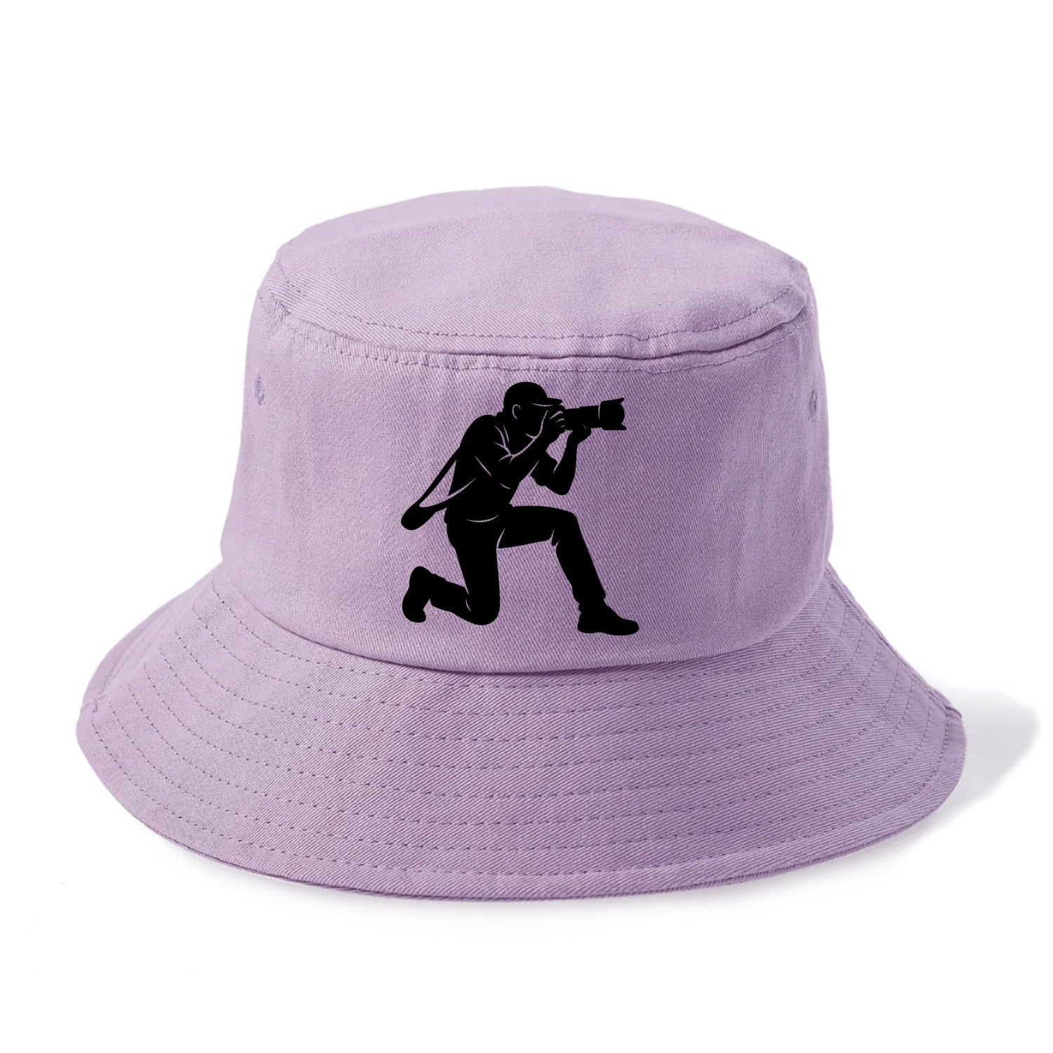 Photographer capturing perfect shot - Bucket Hat - Purple
