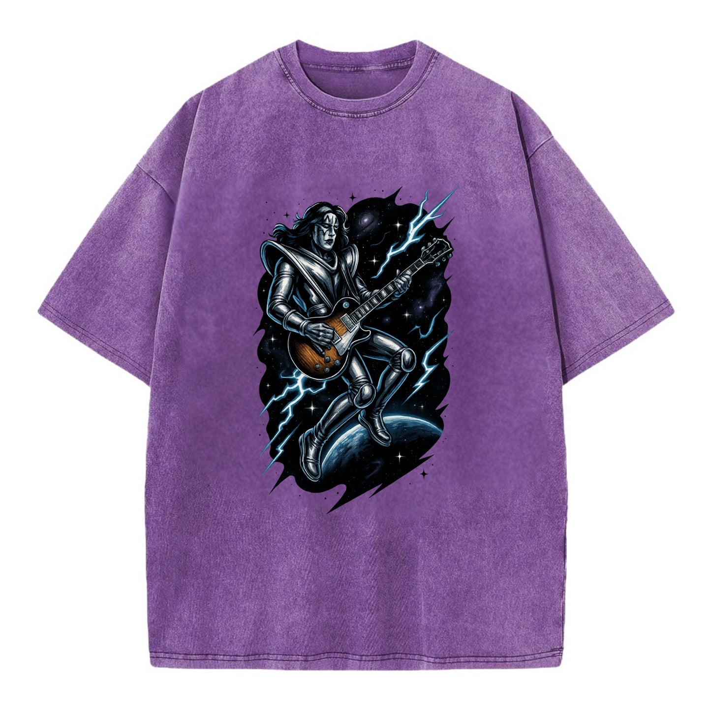 Ace in Zero Gravity - Vintage T-shirt - Purple