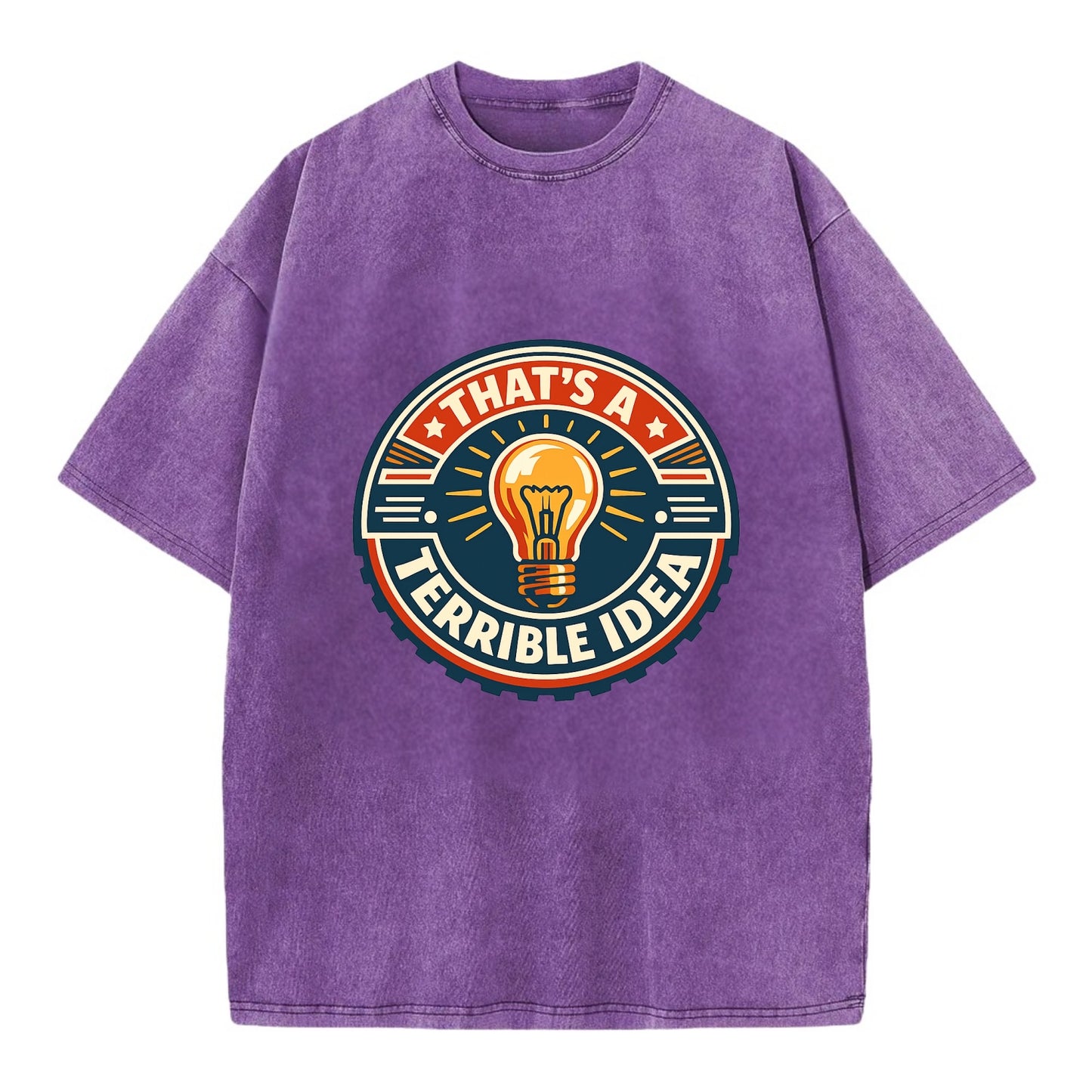 Bold Idea Rebellion - Vintage T-shirt - Purple