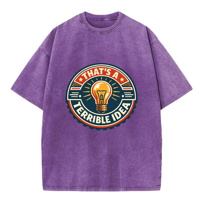 Bold Idea Rebellion - Vintage T-shirt - Purple