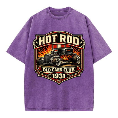 Hot Rod Club 1931 - Vintage T-shirt - Purple