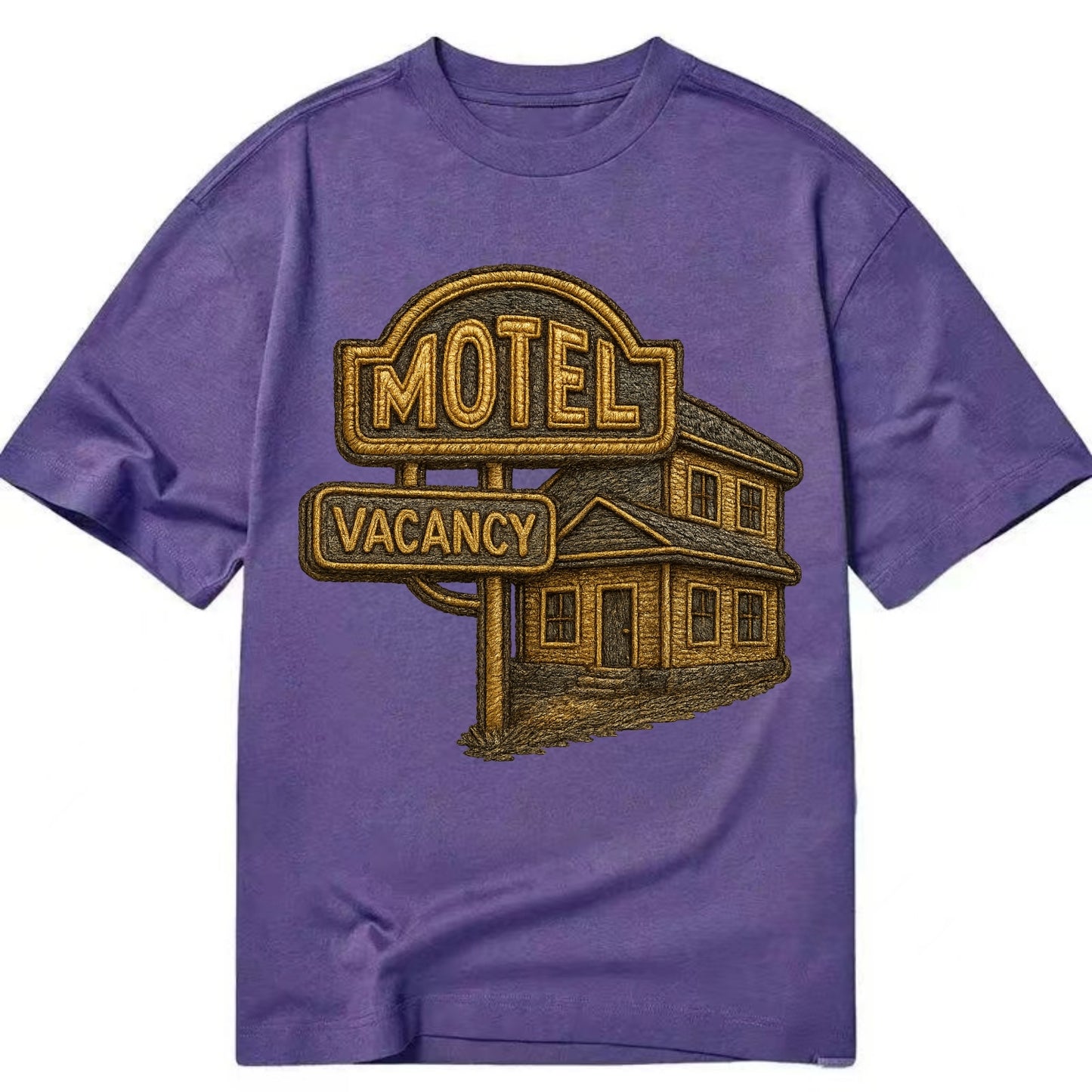 Motel Sign  - Classic T-shirt - Purple