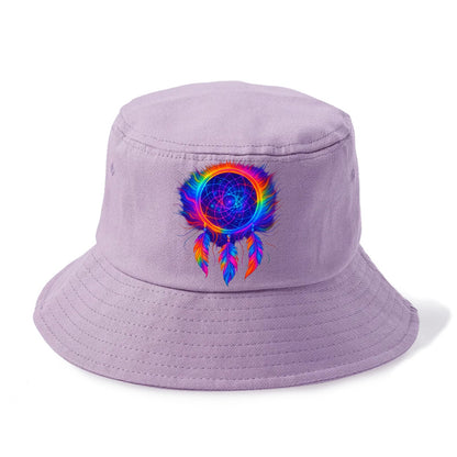 Dream Catcher Universe - Cosmic dreamcat - Bucket Hat - Purple