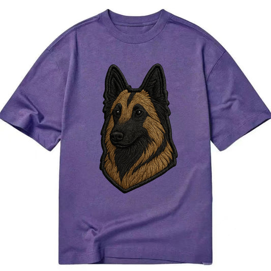 Belgian Tervuren - Trendy shepherd desig - Classic T-shirt - Purple