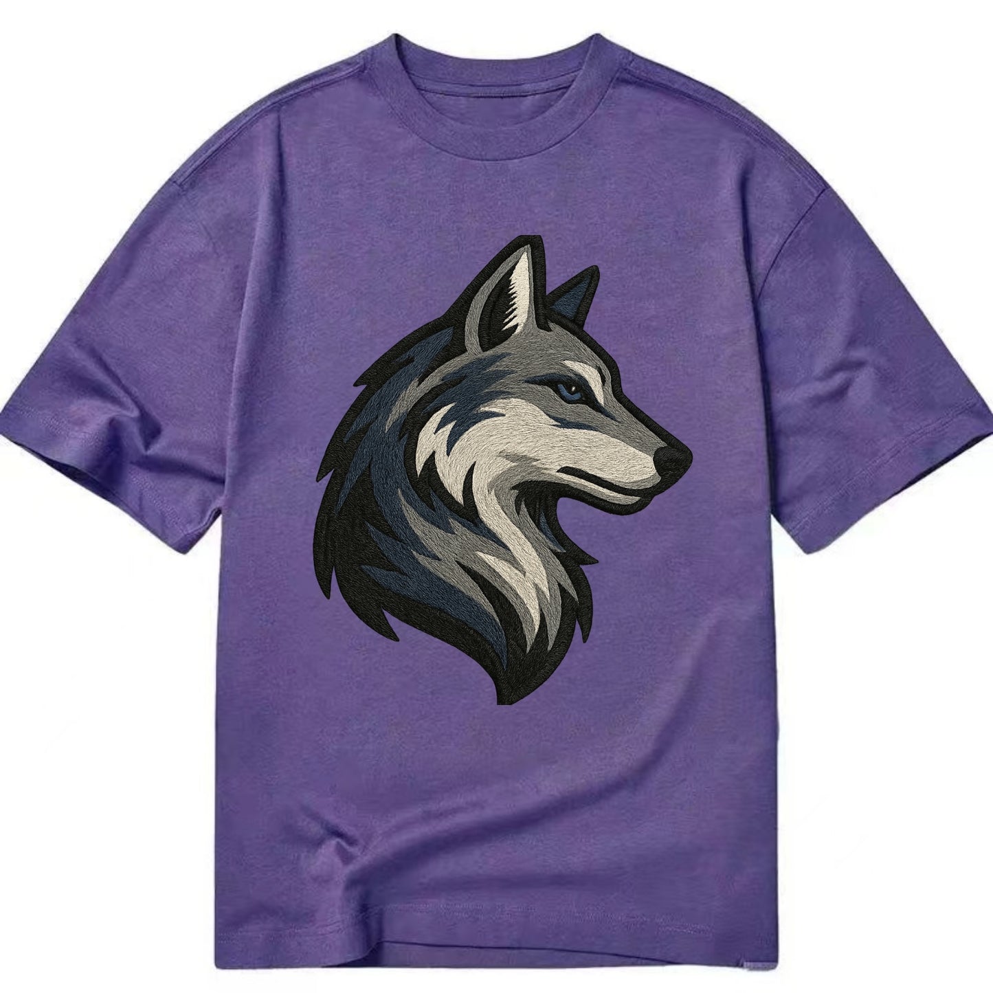 Lone Wolf Wanderer  - Classic T-shirt - Purple