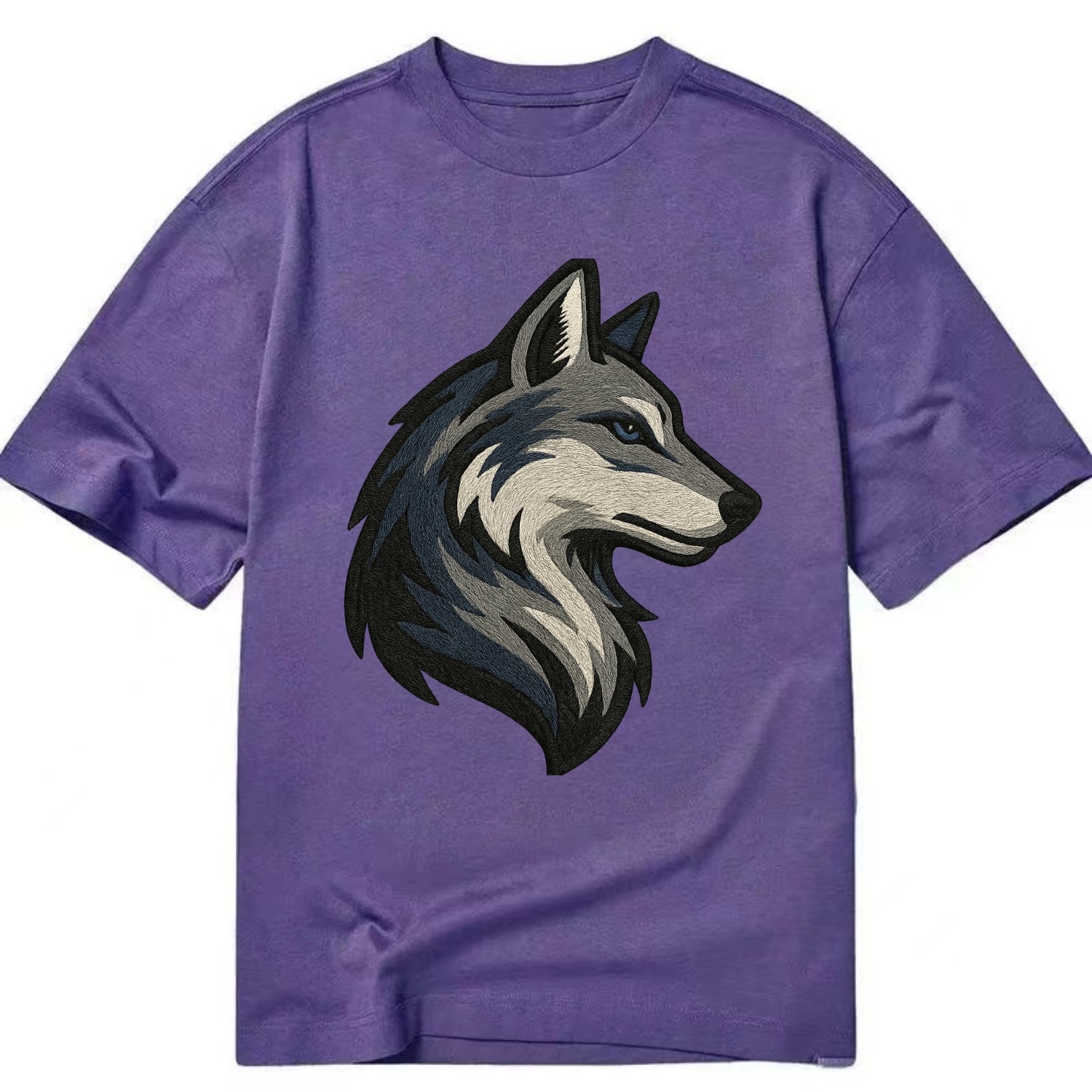 Lone Wolf Wanderer  - Classic T-shirt - Purple