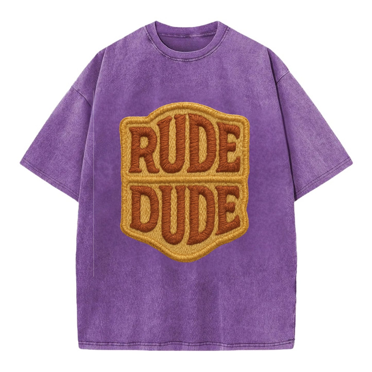 RUDE;DUDE ENERGY Surf Green Trucker - Vintage T-shirt - Purple