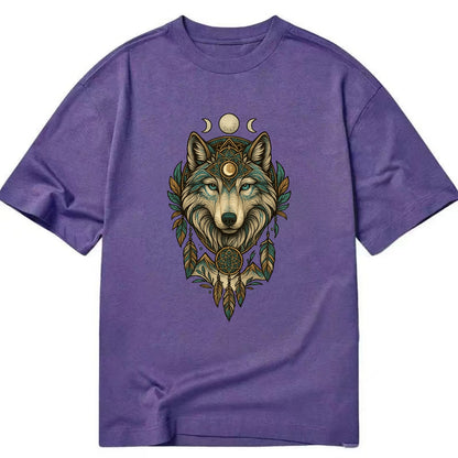 Pearl Wolf Shimmer  - Classic T-shirt - Purple