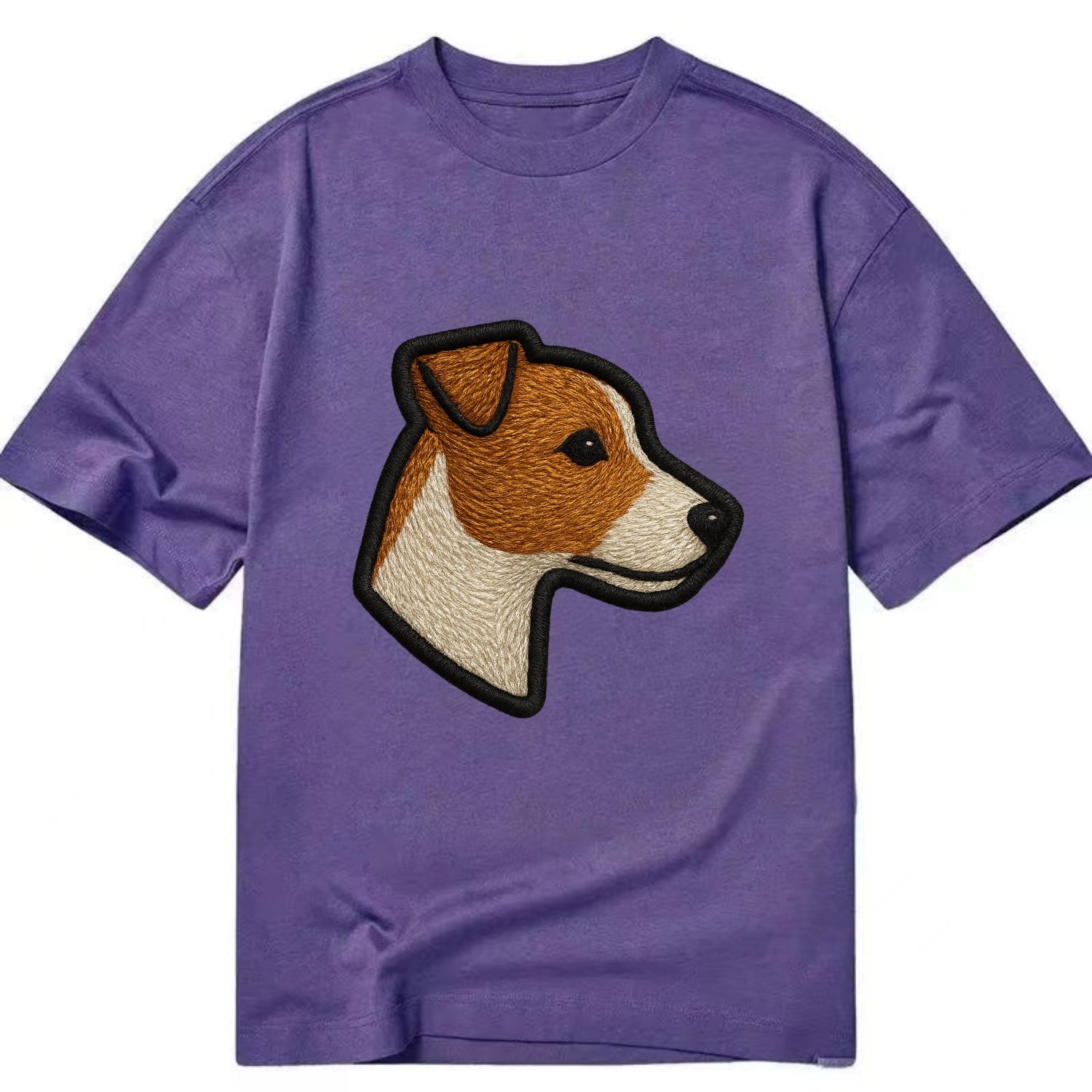 Jack Russell Terrier - Modern small terr - Classic T-shirt - Purple