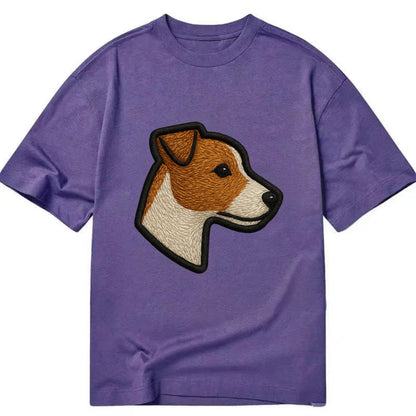 Jack Russell Terrier - Modern small terr - Classic T-shirt - Purple