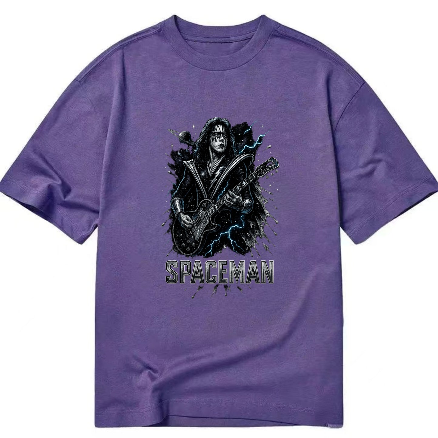 Silver Splash - Classic T-shirt - Purple