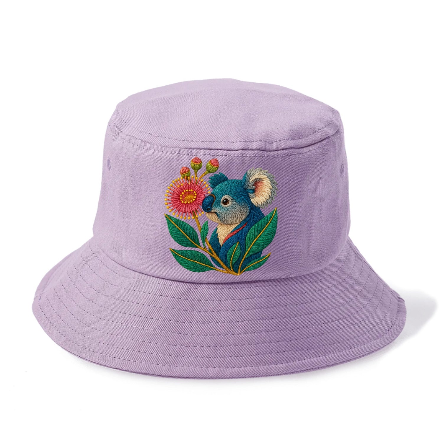Koala Eucalyptus Bloom - Bucket Hat - Purple