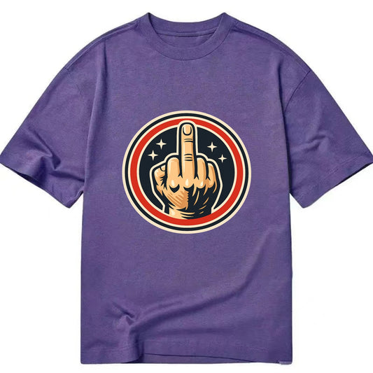 Defiant Spirit Emblem - Classic T-shirt - Purple