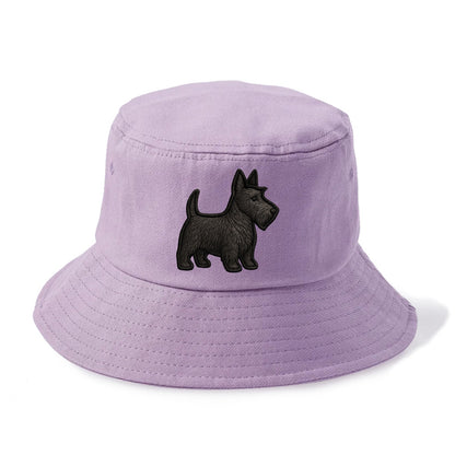 Scottish Terrier - Contemporary scottie - Bucket Hat - Purple