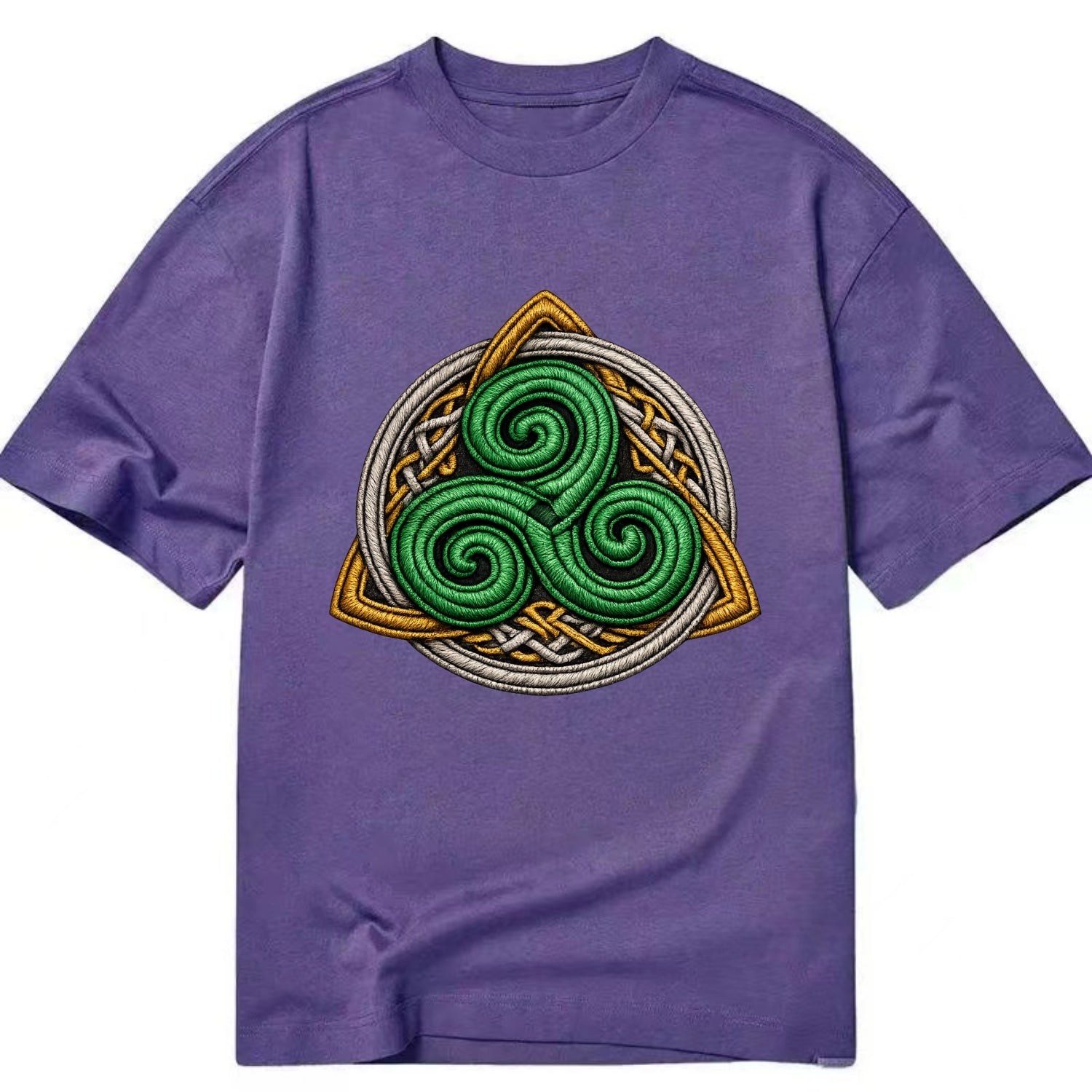 Spiral Knot Triskele - Classic T-shirt - Purple