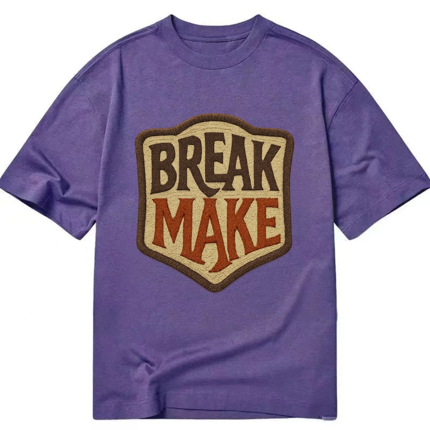 BREAK;MAKE THE RULES Rebel Red Snapback - Classic T-shirt - Purple
