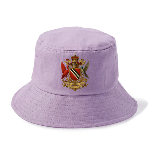Trinidad Scarlet Ibis Emblem  - Bucket Hat
