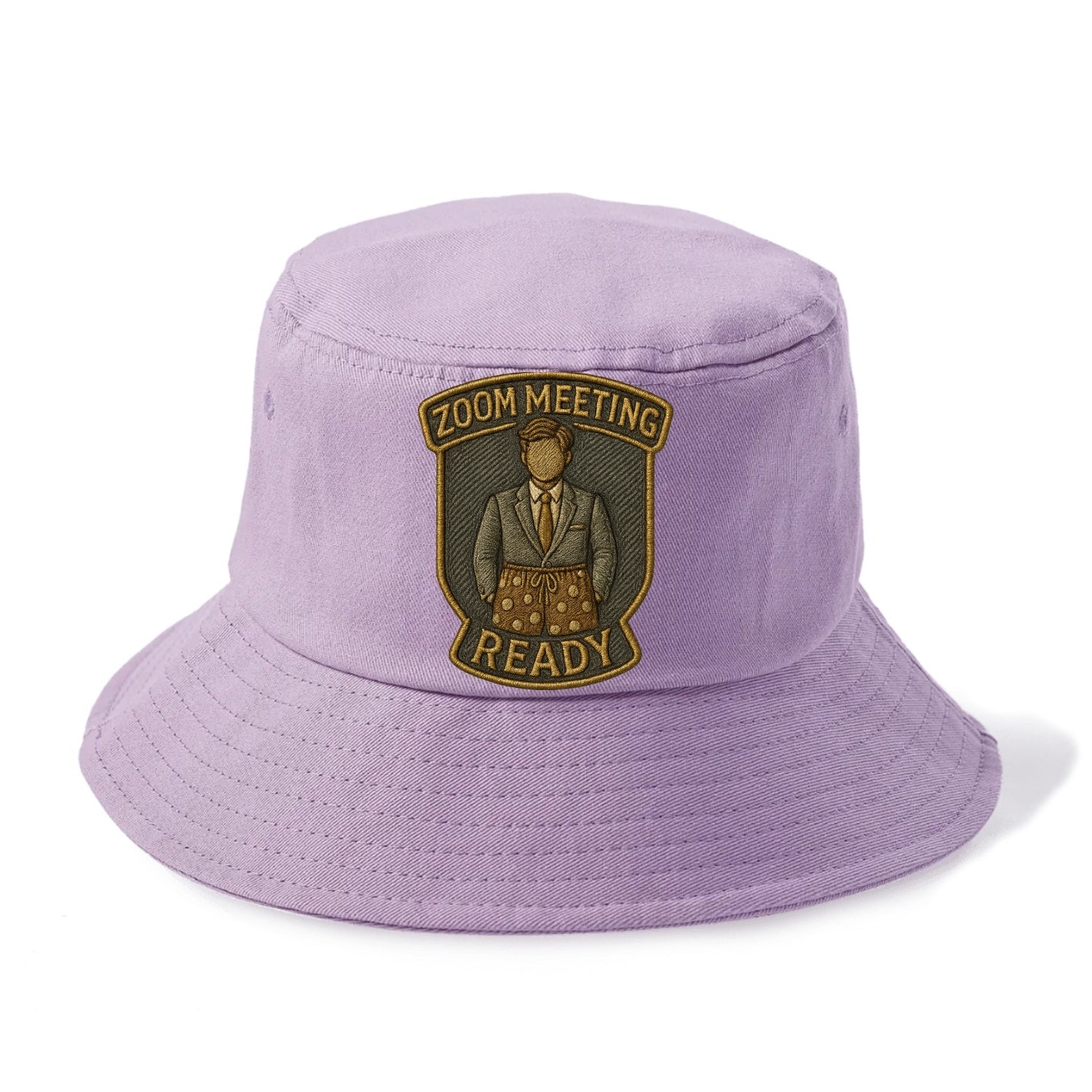 Zoom Meeting Ready  - Bucket Hat - Purple
