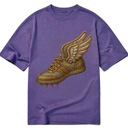 Track Shoe  - Classic T-shirt - Purple