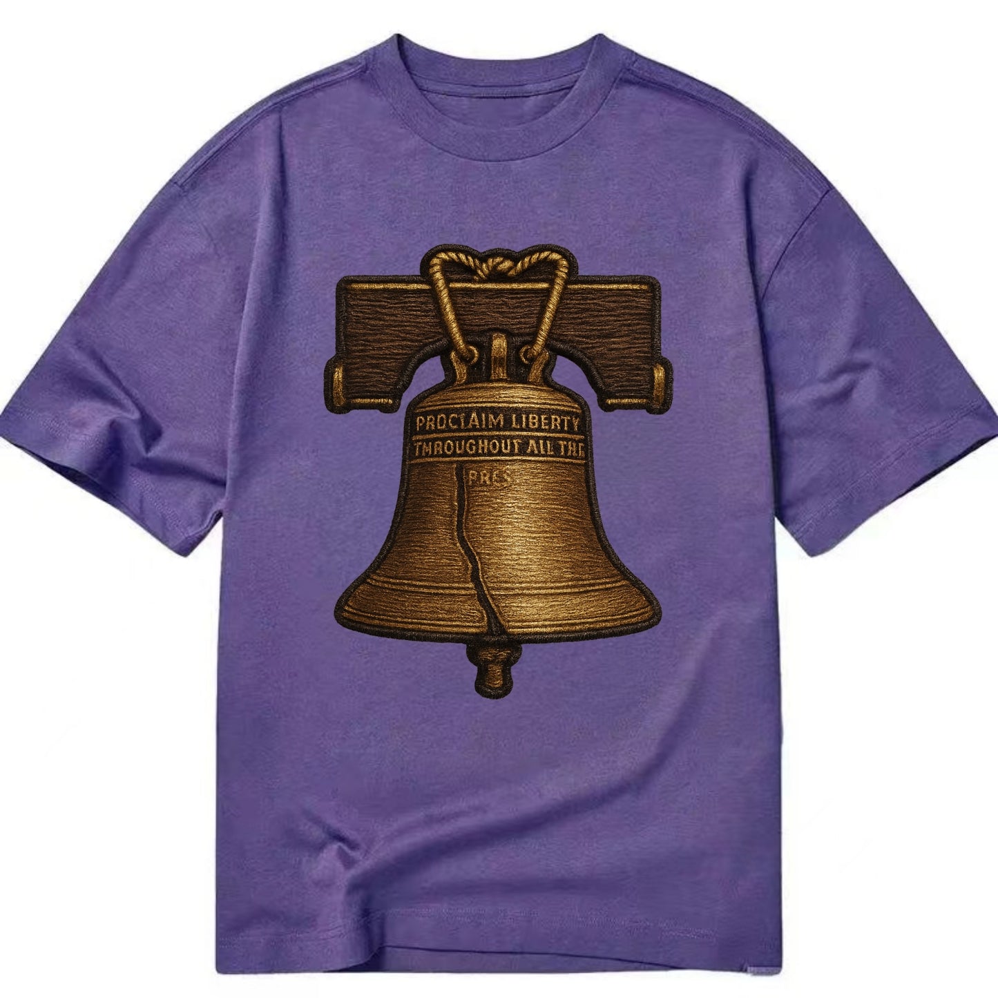Liberty Bell  - Classic T-shirt - Purple