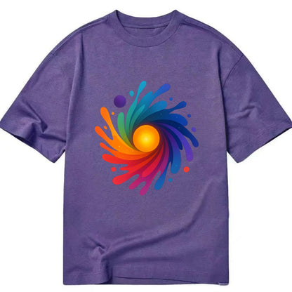 Big Bang Palette - Explosion of paint co - Classic T-shirt - Purple