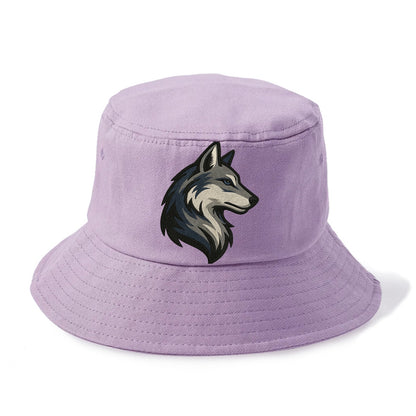 Lone Wolf Wanderer  - Bucket Hat - Purple