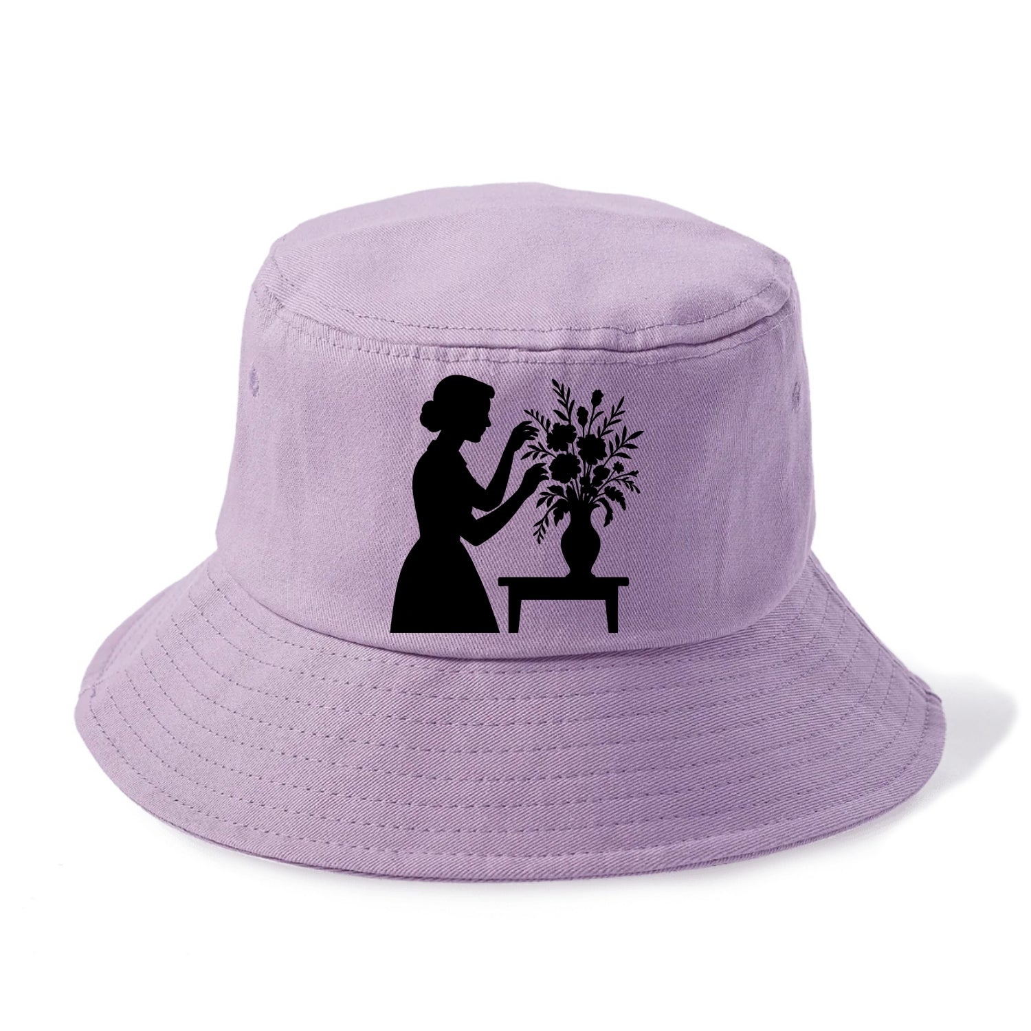 Florist arranging dramatic bouquet - Bucket Hat - Purple