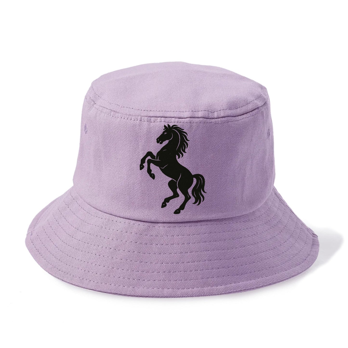 Stallion rearing on hind legs - Bucket Hat - Purple