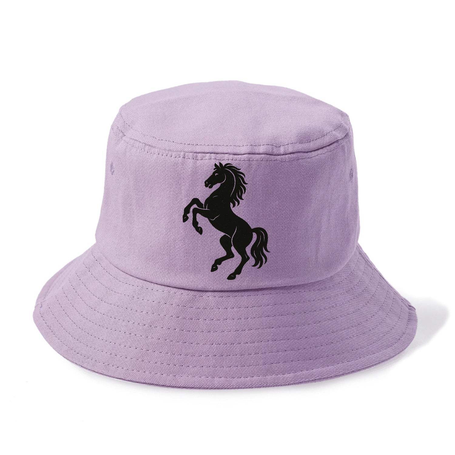 Stallion rearing on hind legs - Bucket Hat - Purple