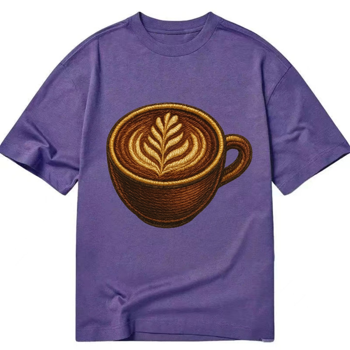 Latte Art  - Classic T-shirt - Purple