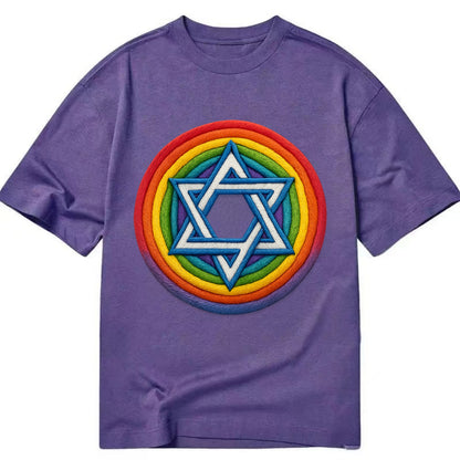 Star of David  - Classic T-shirt - Purple