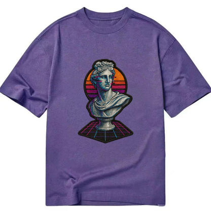 Greek Statue - Classic T-shirt - Purple